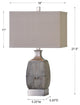 Uttermost Caffaro Table Lamp, Rust Bronze