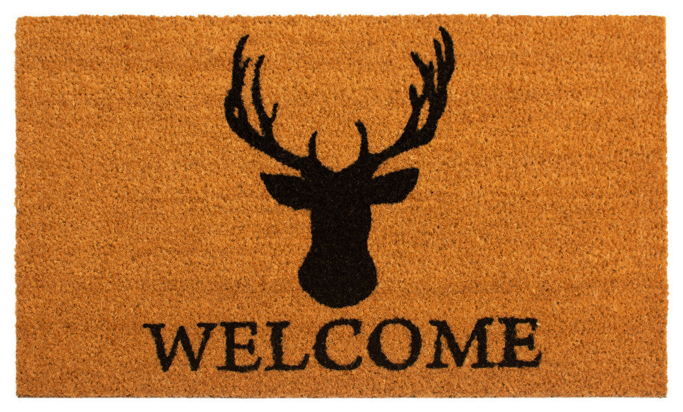 Deer Welcome Doormat, 36"x72"