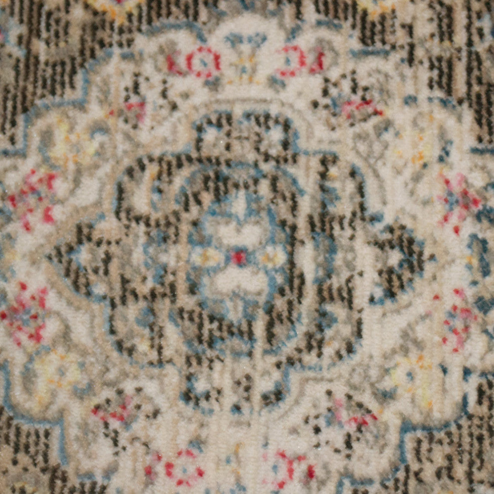 Machine Made Polyester Durable Indoor Outdoor Washable Oriental Pattern Footmat
