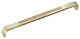 Utopia Alley Gleam Cabinet Pull, Polished Gold, 7.5", 5 Pack