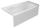 Valley Acrylic Above Floor Rough In pPRO Acrylic Multi-Layered Bath Tub 60", Whi