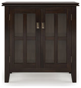 Artisan SOLID WOOD Low Storage Cabinet in Tobacco Brown