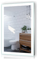 Vanity LED Lighted Backlit Wall Mounted Bathroom Mirror, 24x36", 2 Buttons