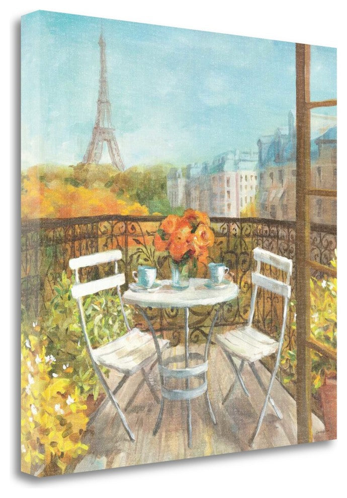 "September In Paris Crop" By Danhui Nai, Giclee Print on Gallery Wrap Canvas