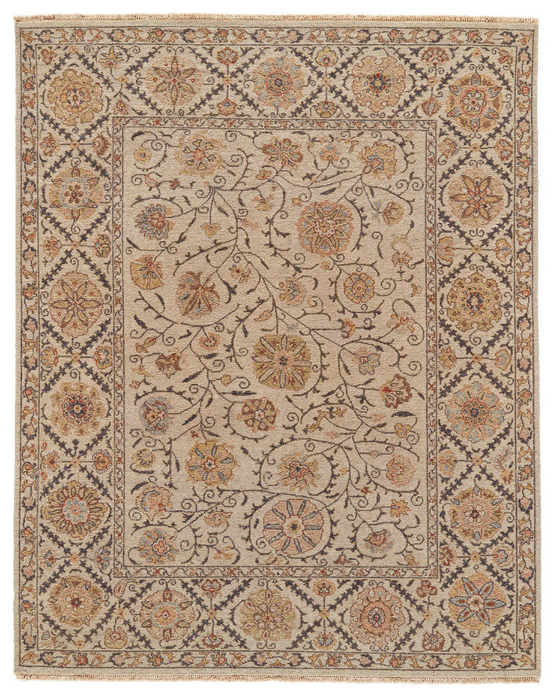 Weave & Wander Sulli Rug, Light Gray, 3'6"x5'6"