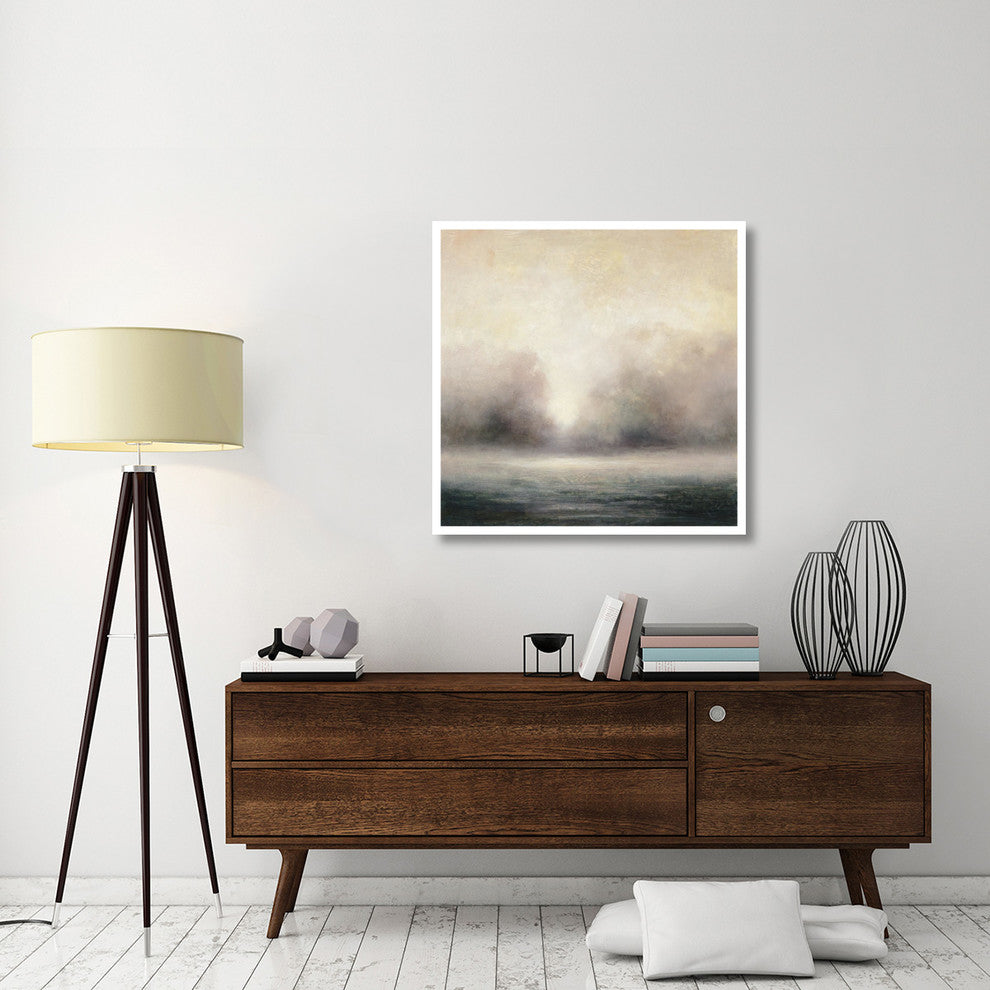 "Waters Edge" Digital Paper Print by Julia Purinton, 38"x38"