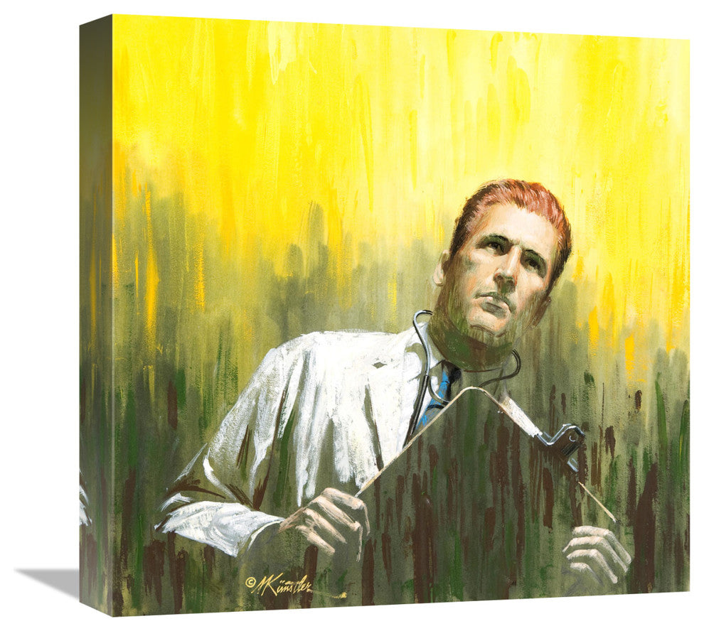 "Hegerty, M.D." Stretched Canvas Giclee by Mort Kunstler, 16"x16"