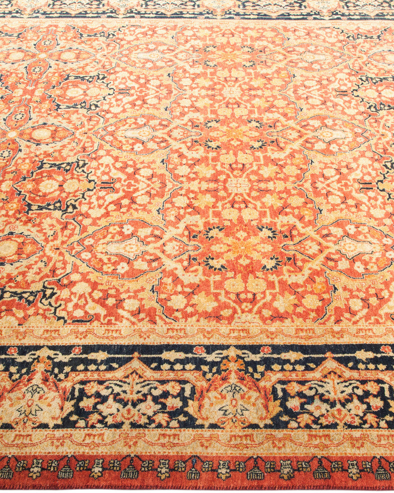 Mogul, One-of-a-Kind Hand-Knotted Area Rug Orange, 6'3"x8'9"