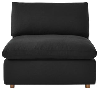 Modular Sectional Deep Sofa Set, Black, Fabric, Modern, Lounge Cafe Hospitality