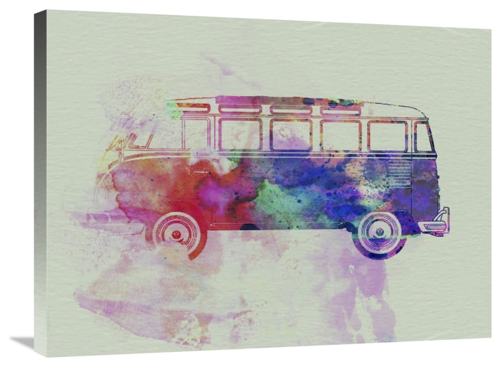 "VW Bus Watercolor" Fine Art Print