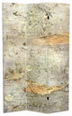 6' Tall Double Sided Pale Forest Canvas Room Divider