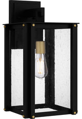 Robbins 1-Light Outdoor Wall Mount in Matte Black