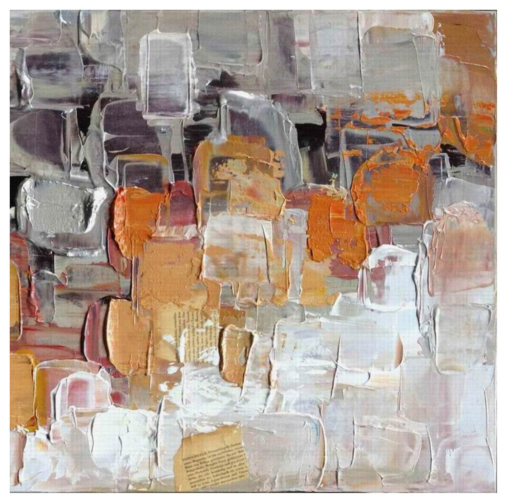 Contemporary Sector Wall Dcor - Multicolor