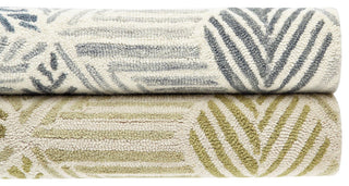 Dash & Albert Karari Moss Hand Hooked Wool Rug, Green, 10' x 14'