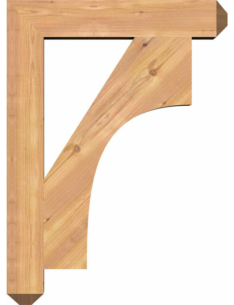 Westlake Craftsman Smooth Bracket, Western Red Cedar