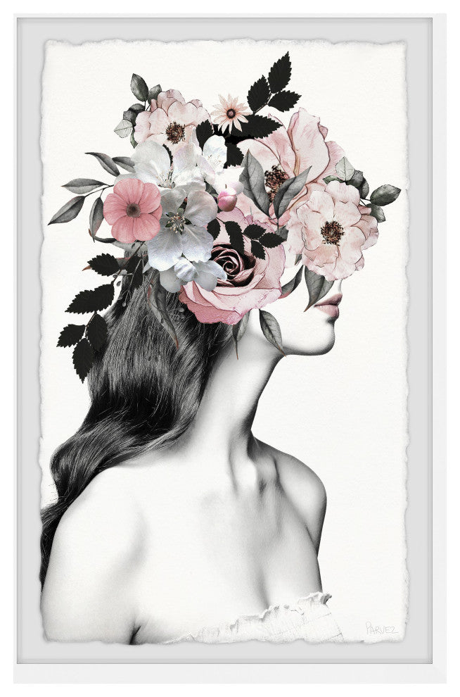 "Flower and Dreams" Framed Painting Print