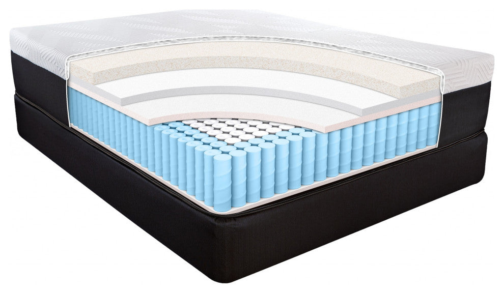 14" Hybrid Lux Memory Foam And Wrapped Coil Mattress Twin