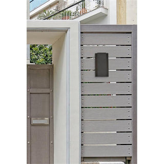 Living District Raine 1-Light Modern Aluminum Led Wall Sconce in Black