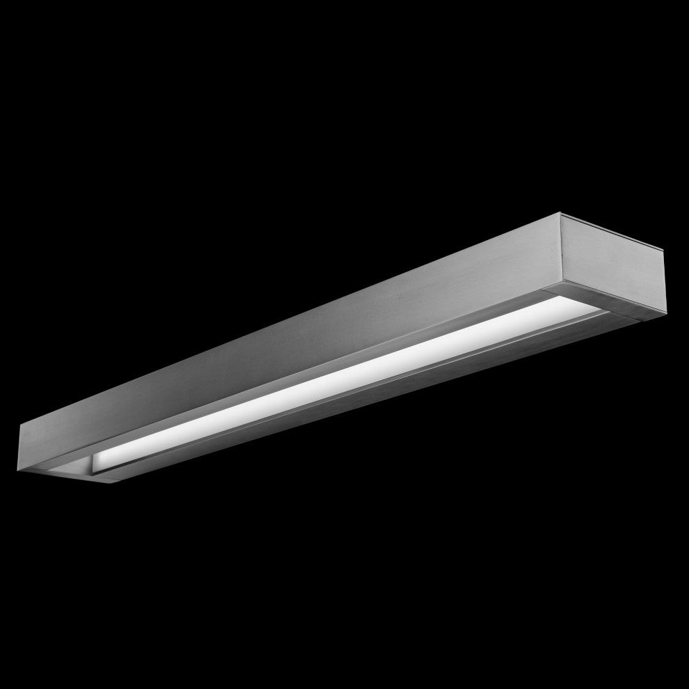 Modern Forms WS-52137-35 Open Bar 37"W LED Bath Bar - 3500K - Black