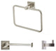 Italia Capri Series 3 Piece Bathroom Accessory Set in Bronze