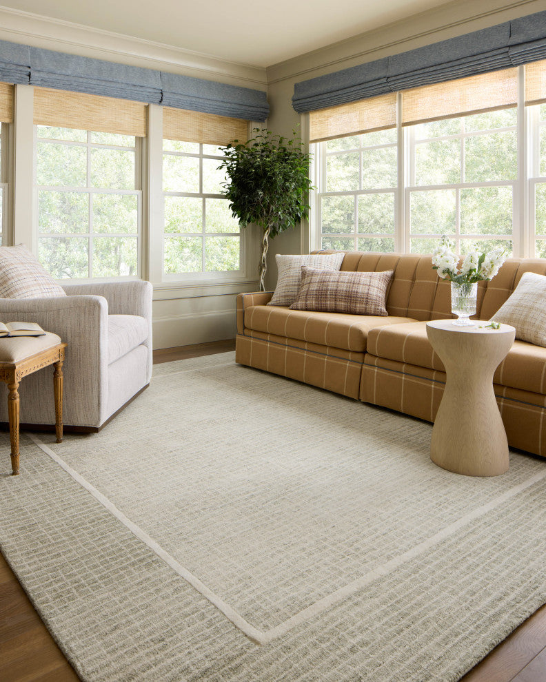 Chris Loves Julia x Loloi Briggs Sage / Ivory 7'-9" x 9'-9" Area Rug