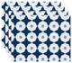 Button Up, Geometric Print Placemat, Blue (Set of 4), 18 x 14"