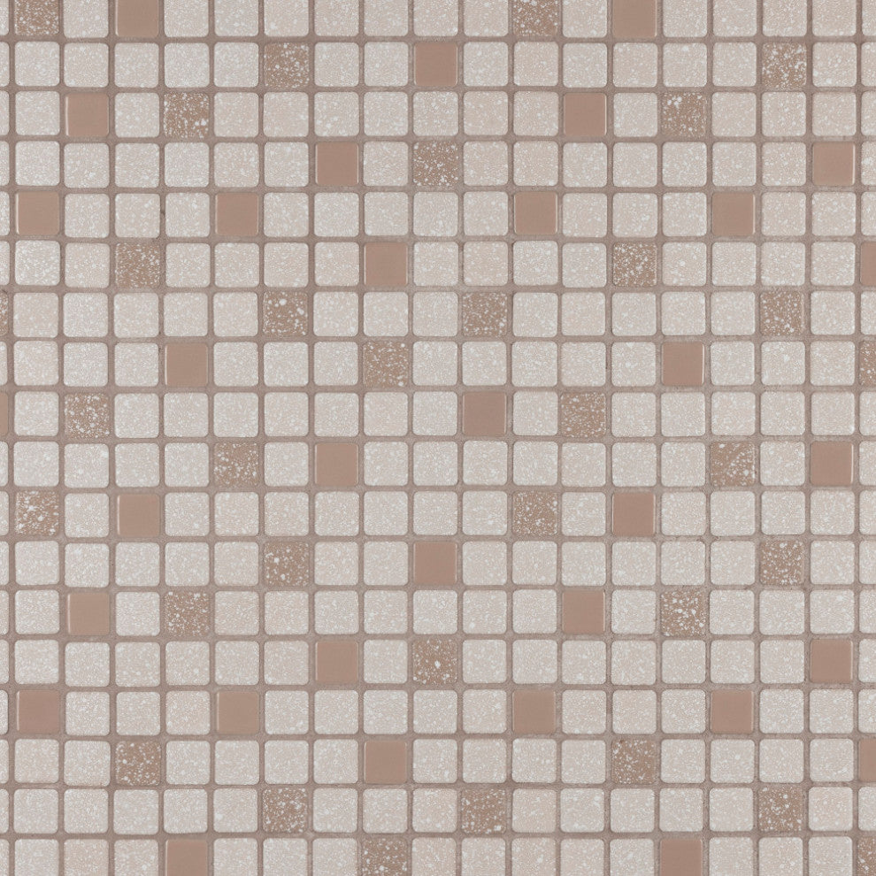 Crystalline Square Beige Porcelain Floor and Wall Tile