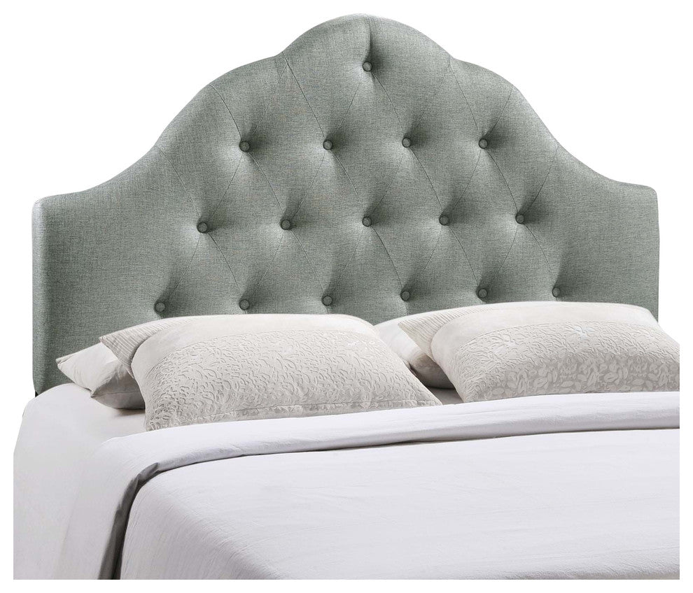 Sovereign Queen Fabric Headboard, Gray