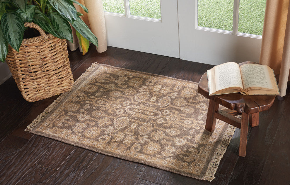 Nourison Aldora 2' x 3' Mocha Vintage Indoor Area Rug