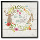 Rustic Blooms Live the Life You Love, 12"x12", Framed Giclee Texturized Art