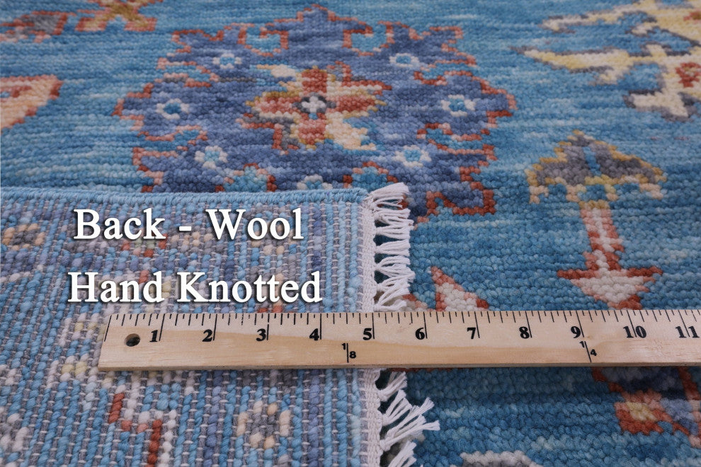 Turkish Oushak Hand-Knotted Wool Rug 5' 11" X 9' 1" - Q15678