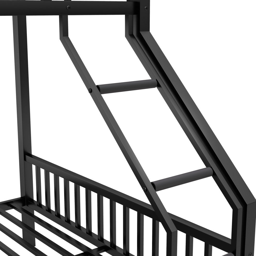 Gewnee Twin XL Over Queen Metal Bunk Bed