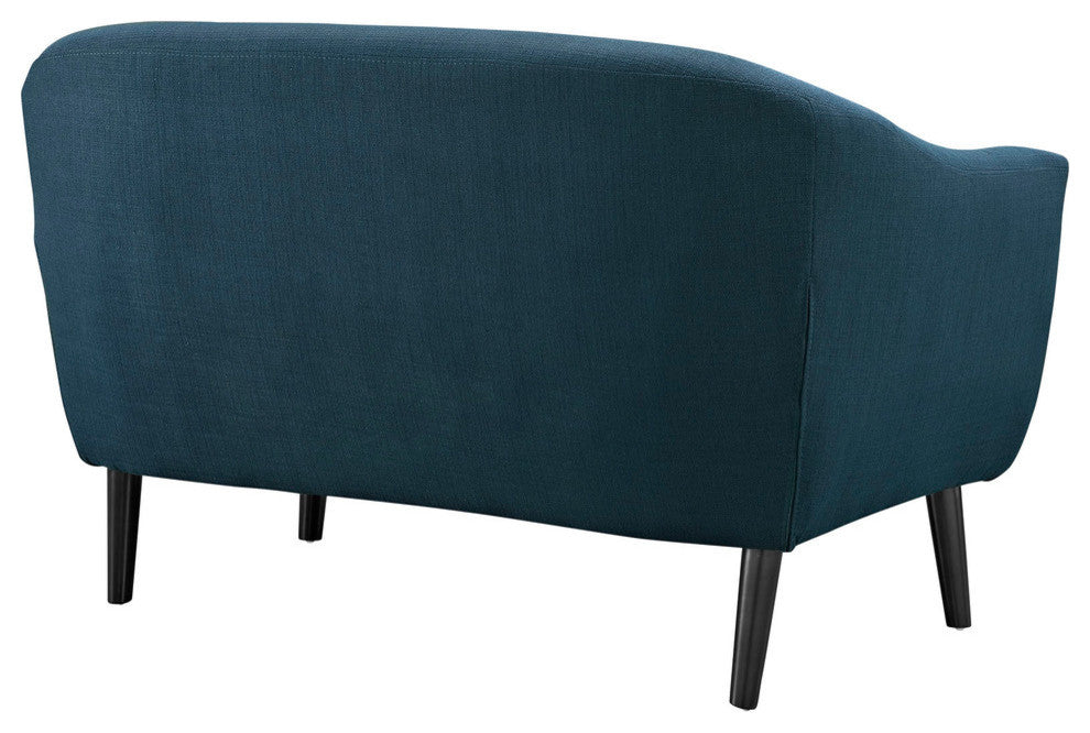 Modway Wit Upholstered Loveseat, Azure