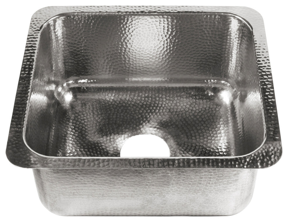 Orwell Stainless Steel 17" Single Bowl Undermount Kitchen Sink, Polished Stainless Steel