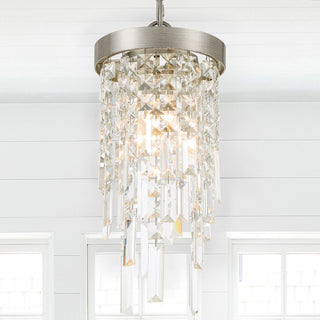 Crystorama Lighting Group WIN-210-CL-MWP Winfield 7"W Crystal - Antique Gold