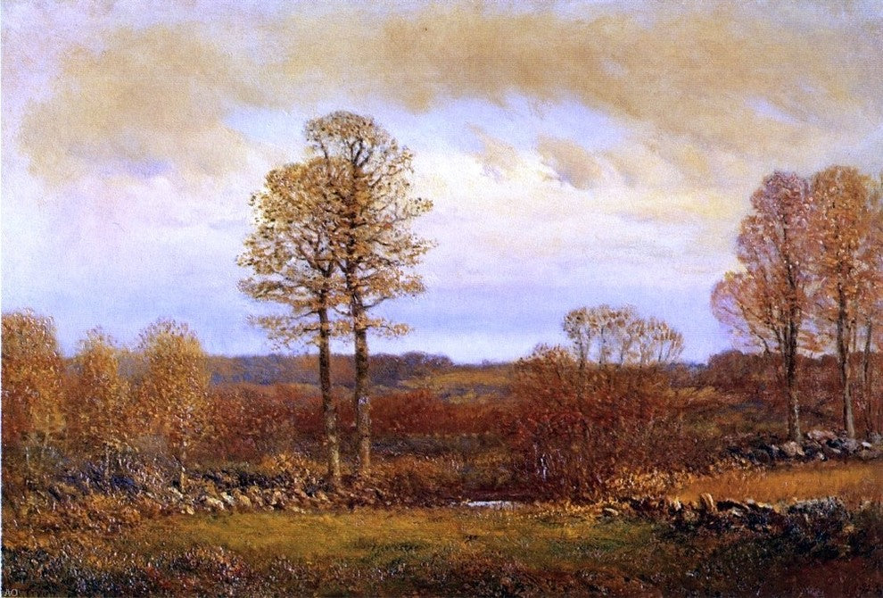 Dwight W Tryon Autumn Morning, 18"x27" Wall Decal Print