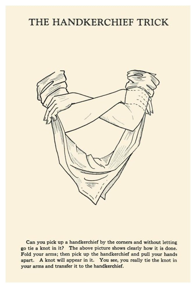 "The Hankerchief Trick" Digital Paper Print by Retromagic, 29"x42"