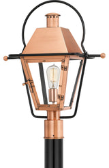 Rue De Royal 1-Light Outdoor Lantern, Aged Copper