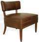 Madison Vintage Leather Chair, Vintage Cigar