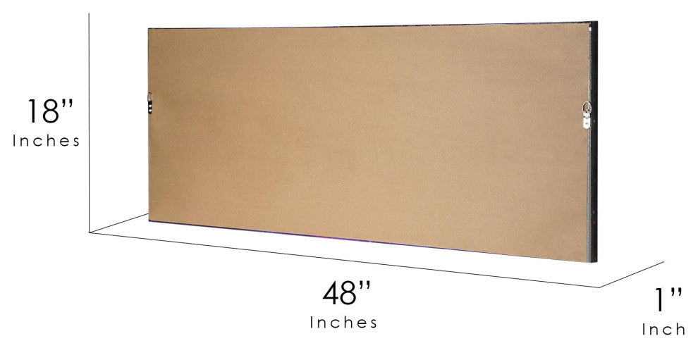 Solar System Glossy Lacquer Canvas Wall Art Print Panel 48" x 18"