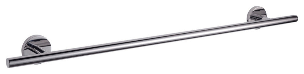 Bagno Nera Stainless Steel 30" Towel Bar, Chrome