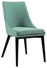 Viscount Upholstered Fabric Dining Side Chair, Laguna