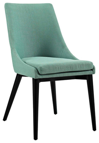 Viscount Upholstered Fabric Dining Side Chair, Laguna