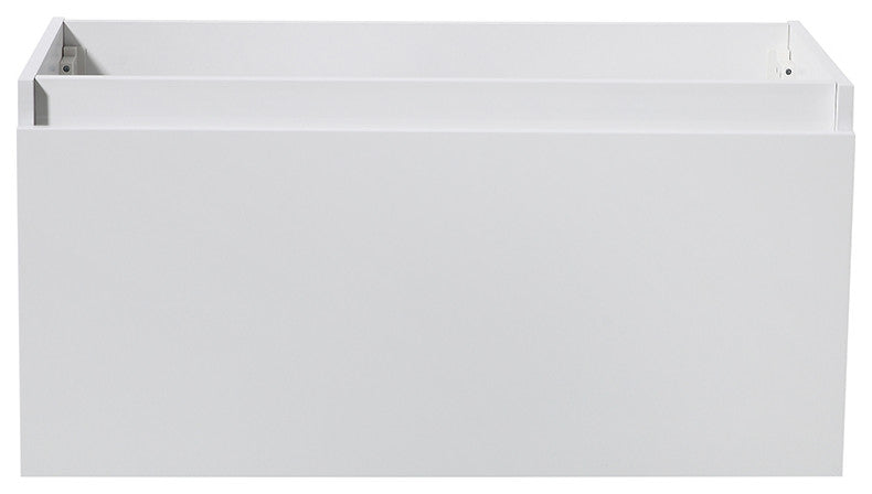 Fresca Mezzo 36" White Wall Hung Cabinet