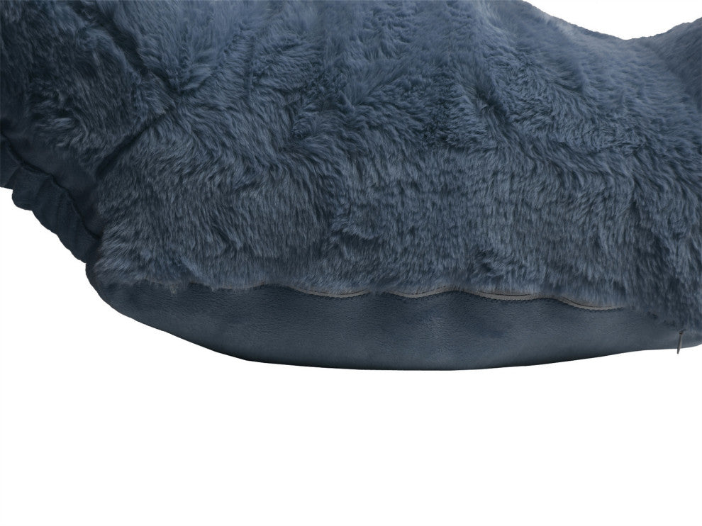 Faux Fur Bedrest Shell, Stargazer, 28"x30" X17"