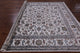 8' Square Wool and Silk Handmade Persian Nain Rug Q9341