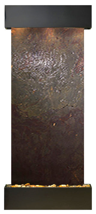 Inspiration Falls Water Fountain, Multi-Color, Blackened Copper, Square
