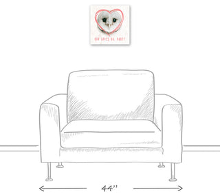 Owl Love 12x12 Canvas Wall Art