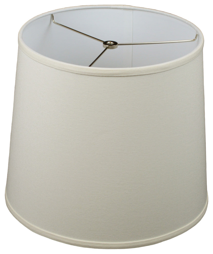 Fenchel Shades 12"x14"x12" Spider Attachment Empire Lamp Shade, Linen Cream