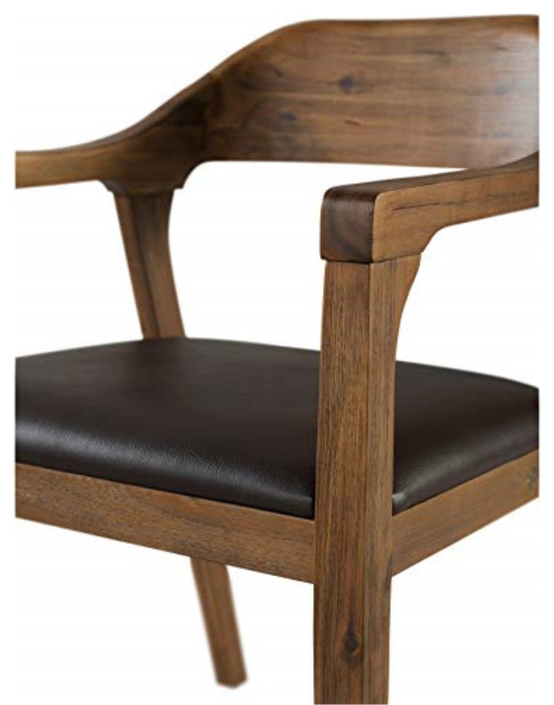 Rasmus Dining Arm Chair [Chestnut Wire-Brush]